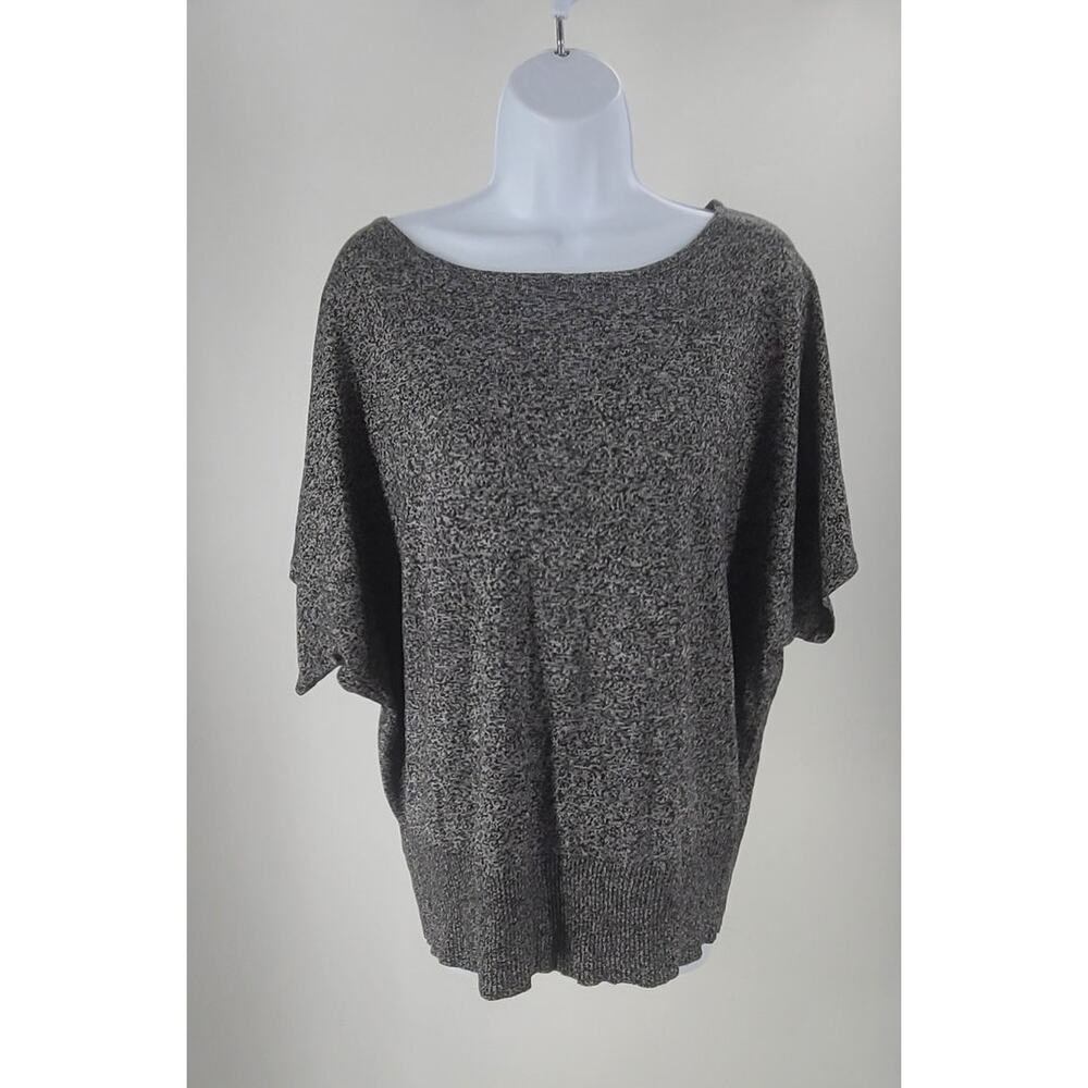 The Limited womens black/gray dolman sleeve wool blend Size XL Office minimalist